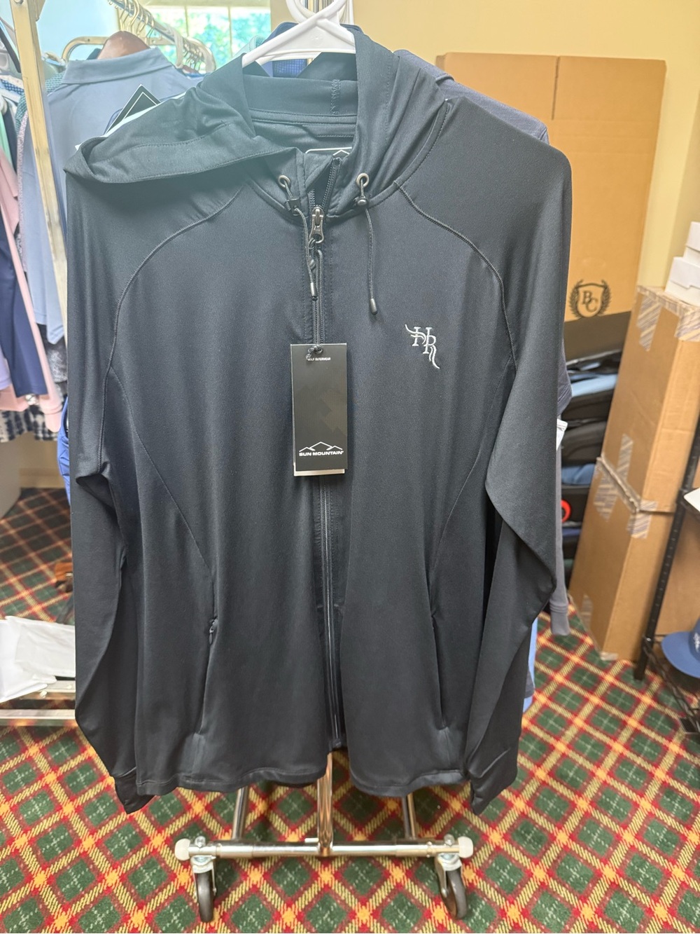 Men's Black Lightweight Hooded Jacket - Performance Layer